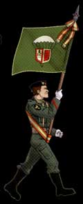 Uniforme de 1980  Tercera Bandera de Paracaidistas
